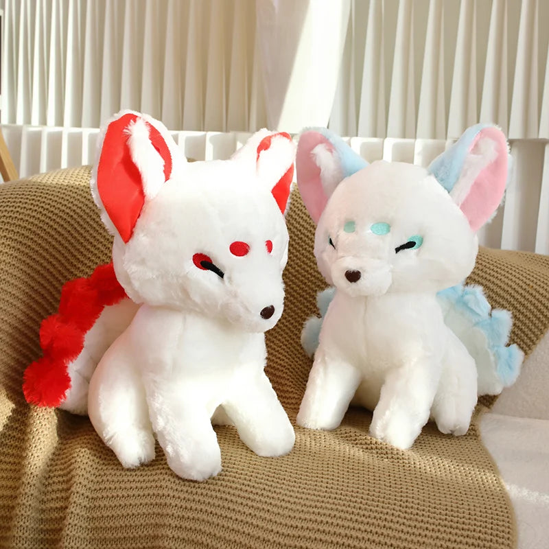 Cute And Creative Plush Toy Fox With Nine Tails, A Pillow Inspired By The Classic Of Mountains And Seas Mythology, A Nine-tailed