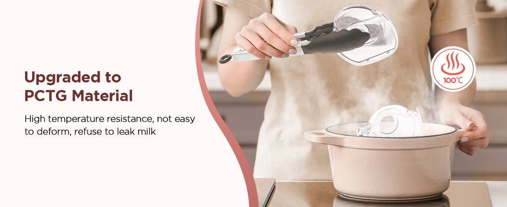 2pcs Hands Free Electric Breast Pump, Pain-Free, BPA-Free, Quick Installation 3 Modes and 12 Levels with 17/19/21/24 mm Flanges