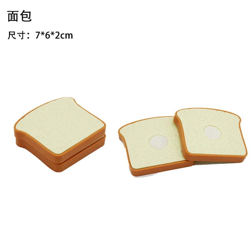Chechele Montessori Paste Simulation Educational Toy for Sensory Decompression Durian Grapefruit Cherry 1Pcs