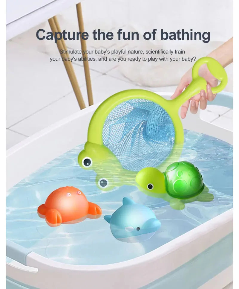 9pcs Floating Light Up Animal Bath Toy Safe PVC Material For Children 3-5 Years Old Perfect For Pools 195F