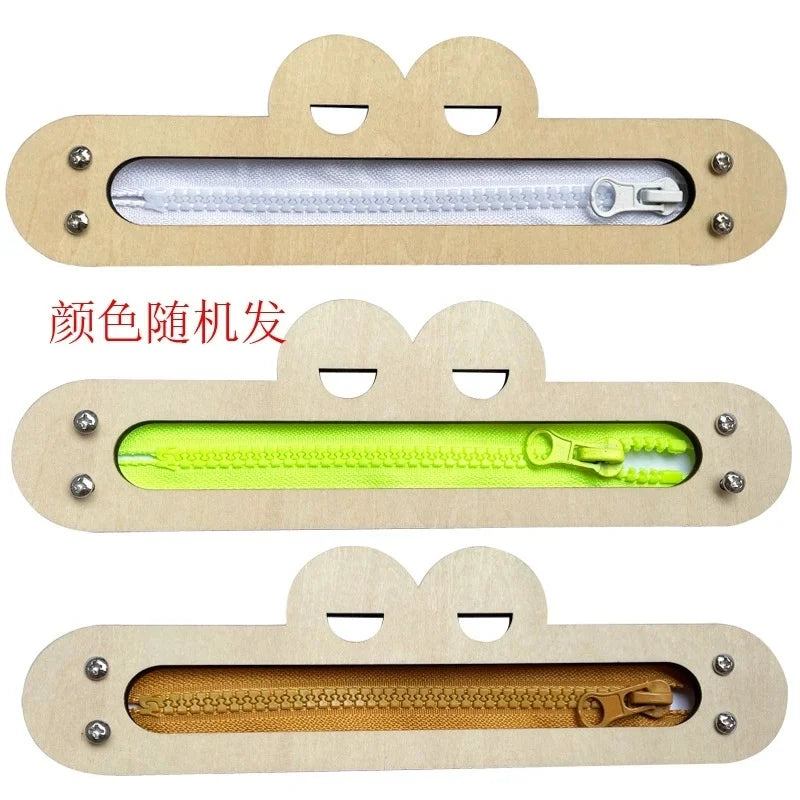 Montessori Busy Board Wooden Sensory Activity Led Switches Gears Maze Lacing For Toddlers Fine Motor Skills