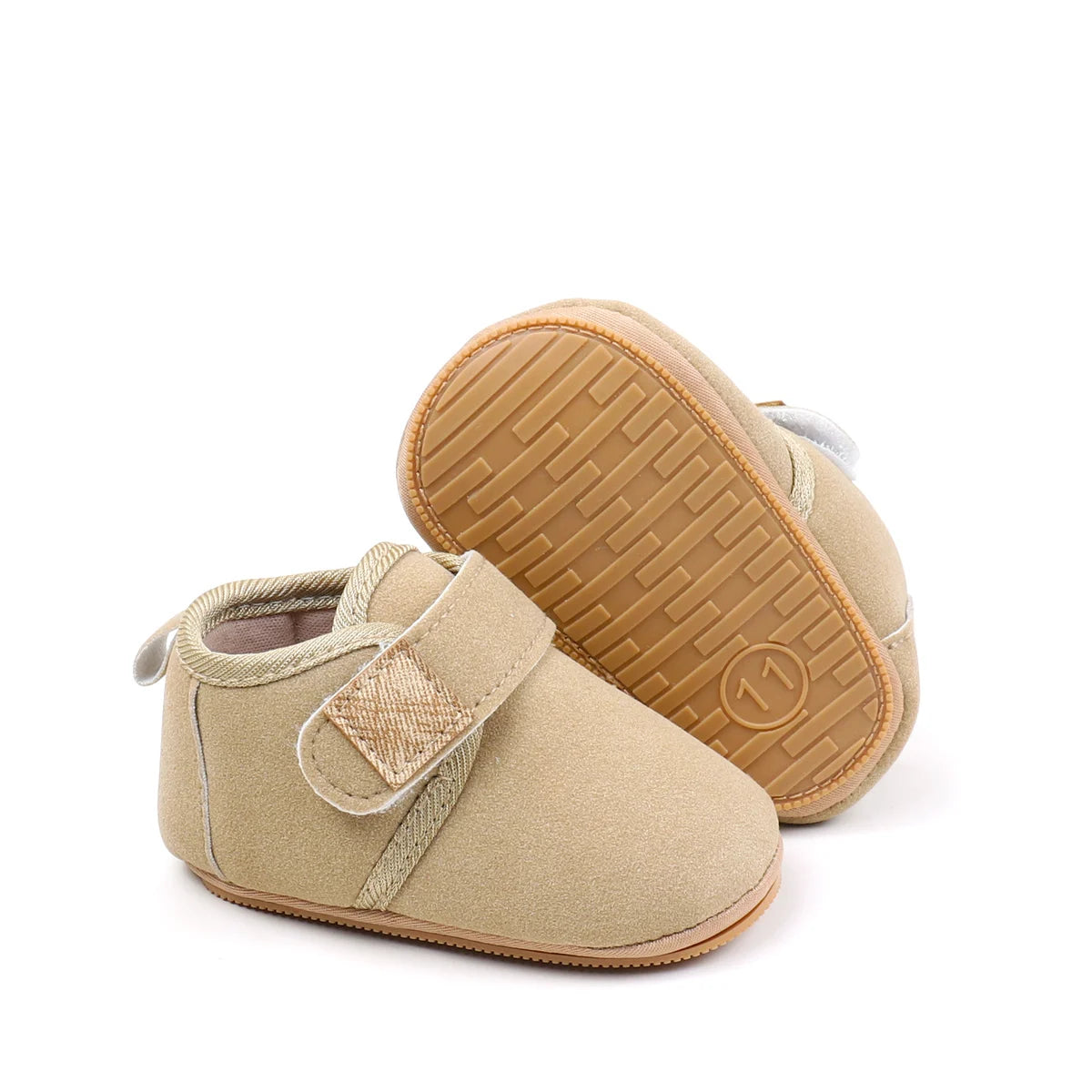 Autumn Solid Color Baby Shoes With Soft Rubber Sole Suitable For Both Boys And Girls Baby-Sized Toddler Walking Shoes