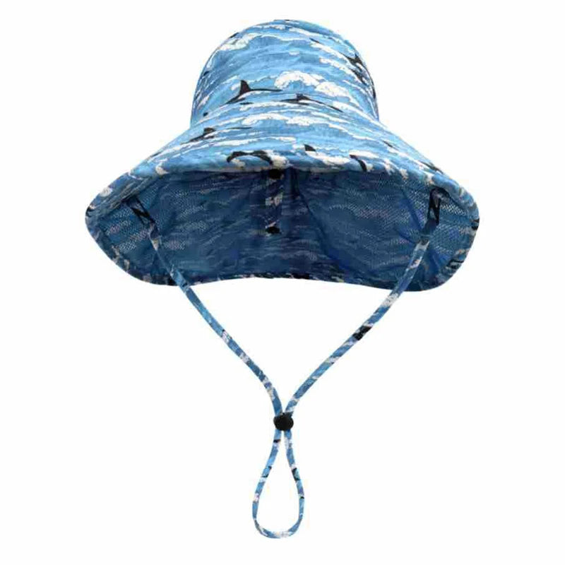 Kids Bucket Hat Summer Quick-dry Baby Sun Hat Big Brim Neck Protector Children Panama Cap for Girls Boys Beach Travel 6M-5Y