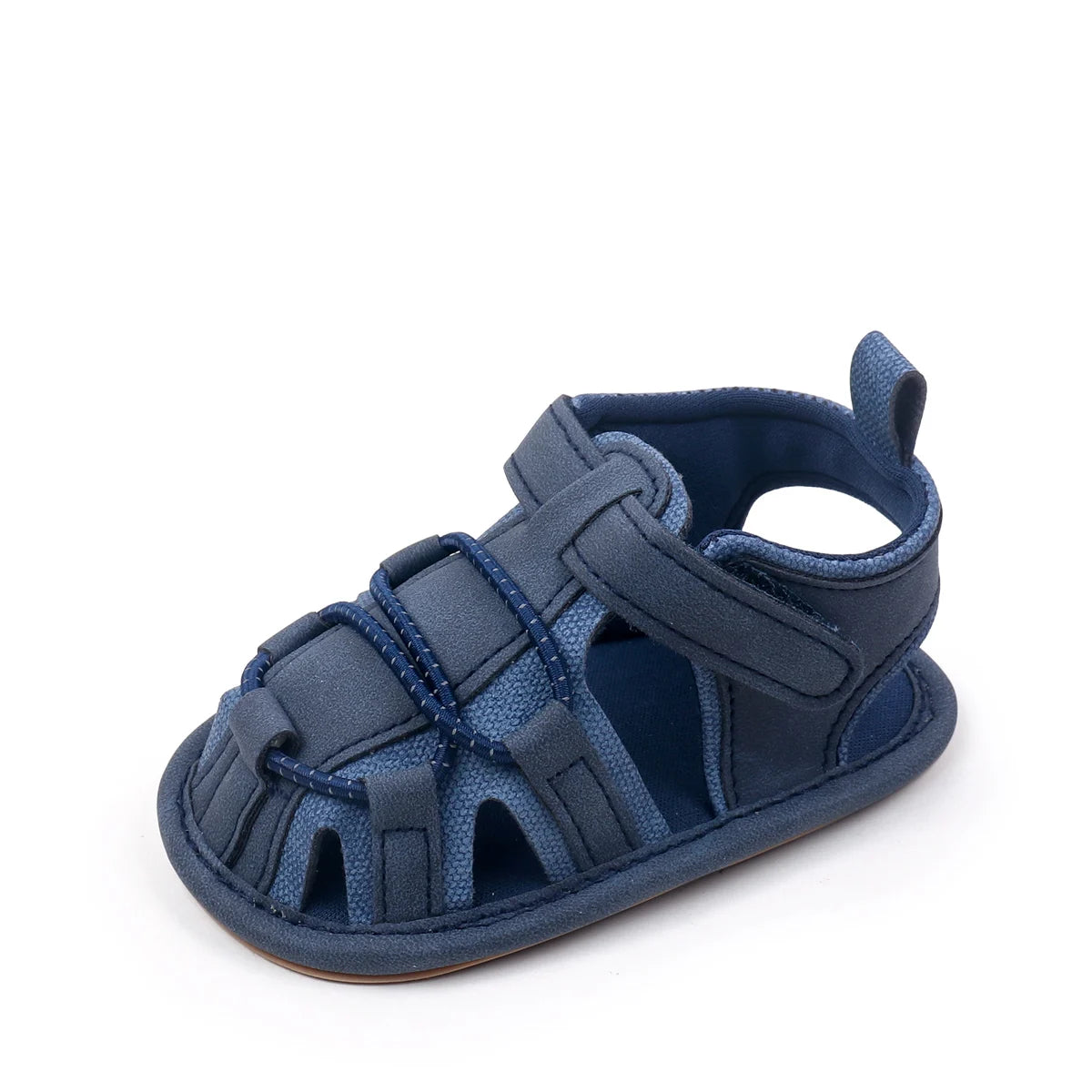 Velcro Baby Shoes Soft Sole Anti Slip Learning To Walk Sandals For Boys And Girls With Velcro Strap