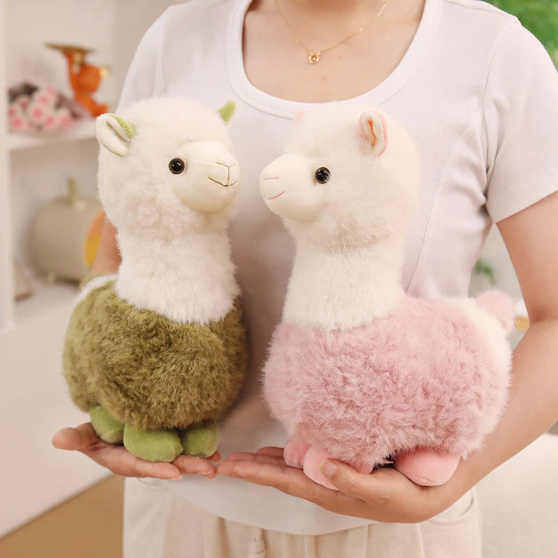 Hot Sale 30cm New Alpaca Plush Toy 3 Colors Cute Animal Doll Soft Cotton Stuffed Doll Home Office Decor Kids Girl Birthday Gift