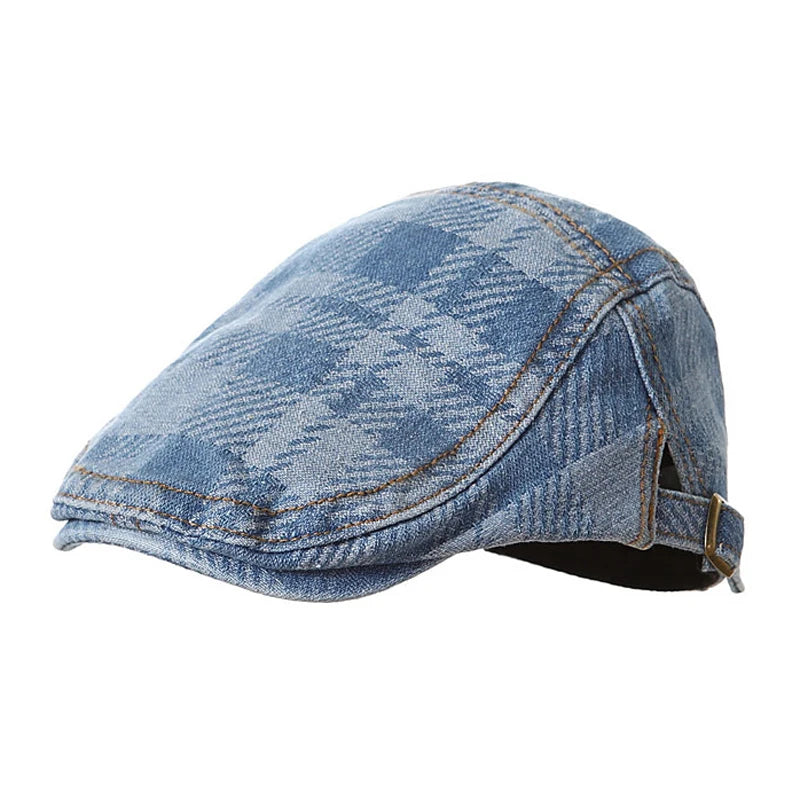 Denim Kids Hat for Boys Girls Classic Vintage Adjustable Baby Hat Autumn Winter Kids Beret Hat Children Cowboy Cap 2-12Y