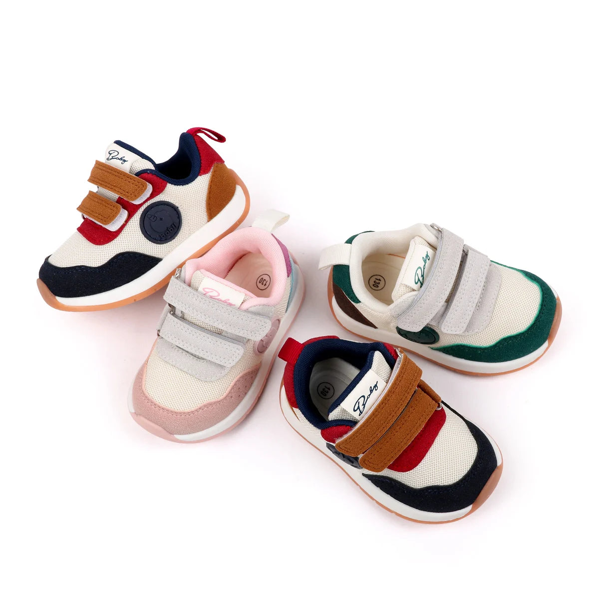 2025 Hot Selling Spring And Autumn Baby Unisex First Walking Indoor Outdoor Toddler Shoes For 0-3Y Baby Sneaker