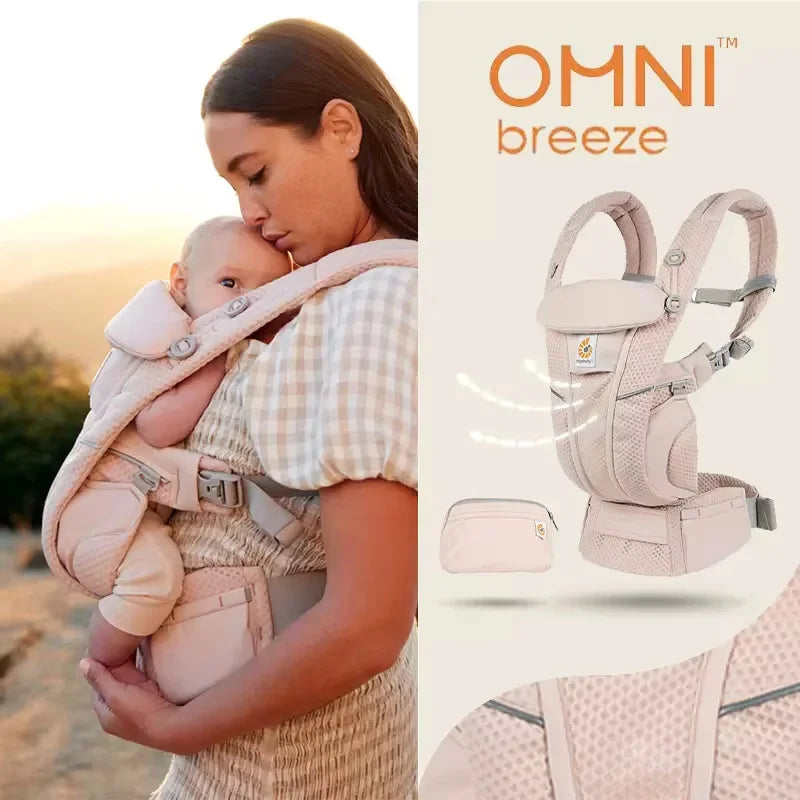 Ergobaby All-Round Carrier Breathable Mesh With Enhanced Lumbar Support 7-45 Lbs