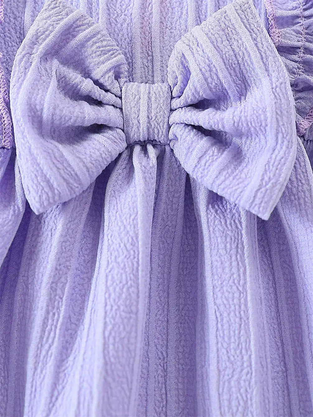 0-24 Months Cute Baby Girl Summer Dress Purple Ruffle Bow Princess Skirt+Headband 2Pcs Baby Clothing