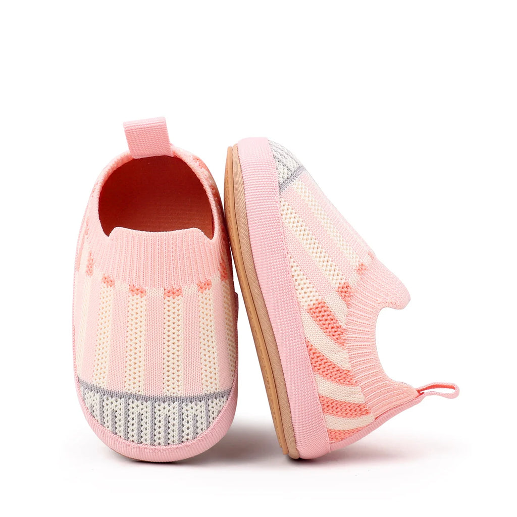 2025 Spring New Slip-on Toddler Shoes Baby First Walkers Boys Girls Autumn Non-Slip Classic Plaid Sneakers Sport Shoes