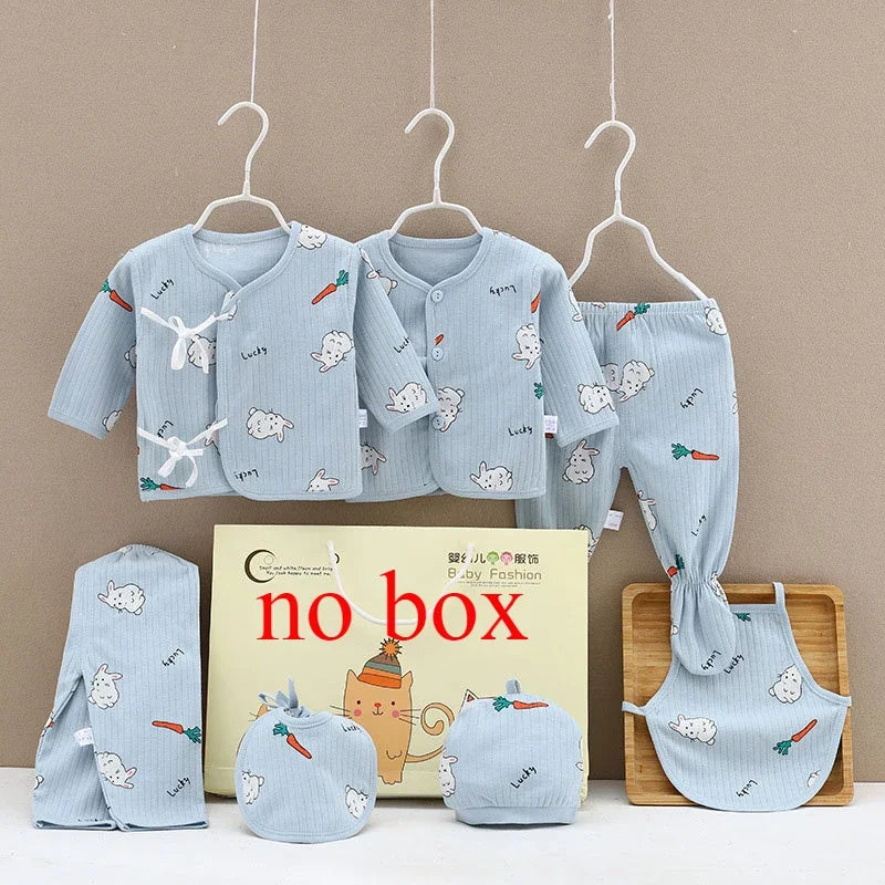 Newborn Baby Boy And Baby Girl Clothes 7pc Gift Set