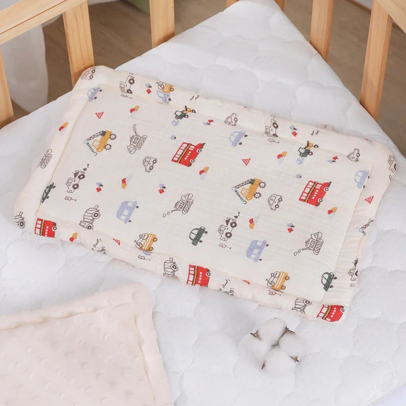 Napping for Newborn Sweat Absorption Breathable Cotton Baby Universal Pillow