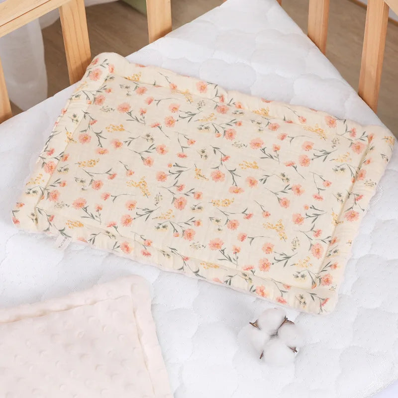 Napping for Newborn Sweat Absorption Breathable Cotton Baby Universal Pillow NPN001