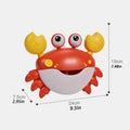 Blowing Bubble Baby Bath Toys Bathtub Soap Machine Blowing  Cute Cartoon  Crab Bathroom Swimming Pool Toys Outdoor Foam Maker