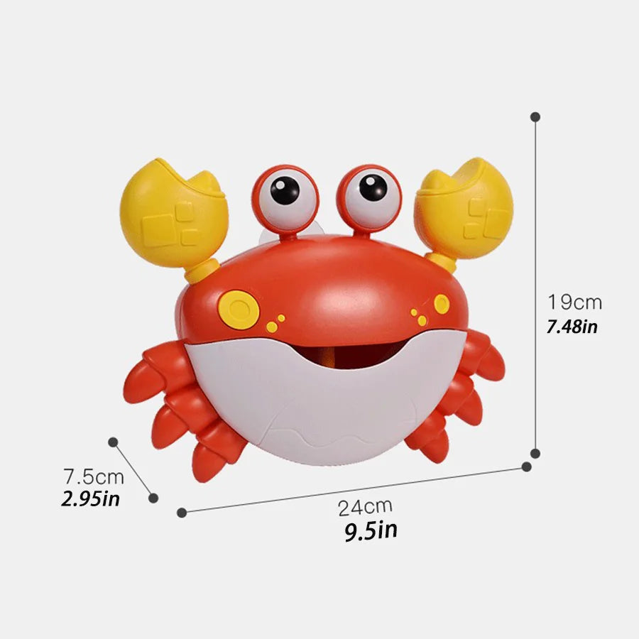 Blowing Bubble Baby Bath Toys Bathtub Soap Machine Blowing  Cute Cartoon  Crab Bathroom Swimming Pool Toys Outdoor Foam Maker