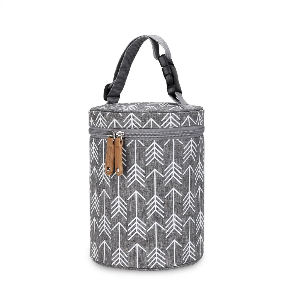 Stroller Hanging Bag Insulated Breast Milk Cooler 14x19cm Waterproof Travel Carrier