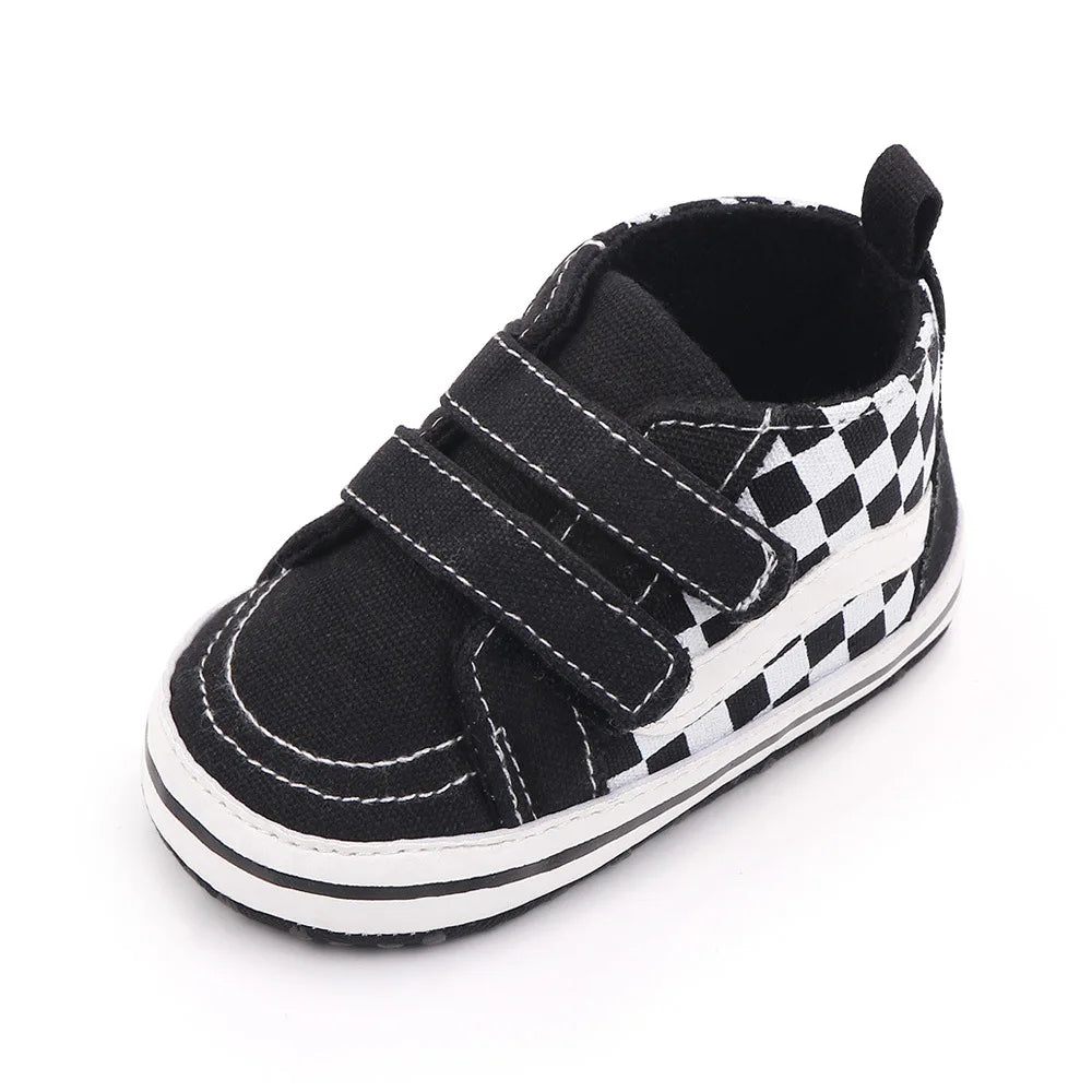 Baby Casual Shoes for Boy Spring Autumn Soft Soled Hook & Loop Fashion Design Comfortable Walking Sneakers Infant Shoes D2545