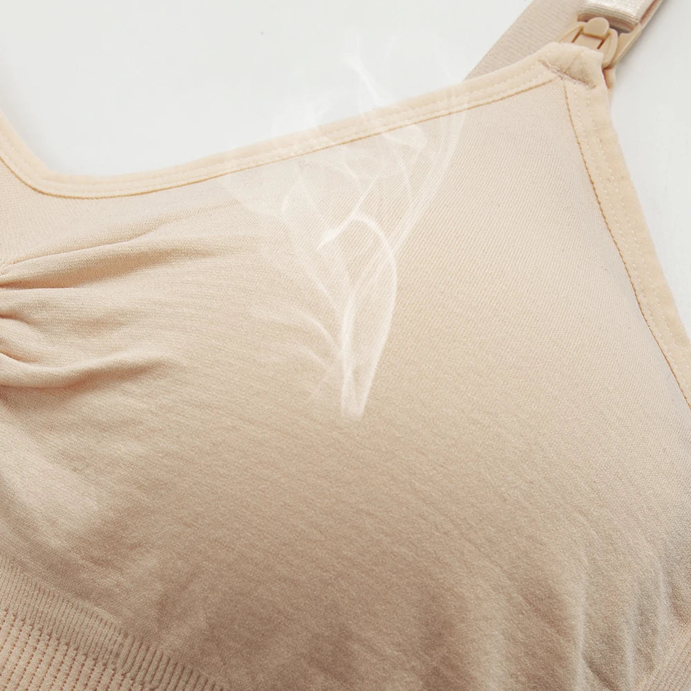 Nursing bra boneless maternity bra maternity wear anti-sagging nursing women breathable nursing bra high quality large size brea