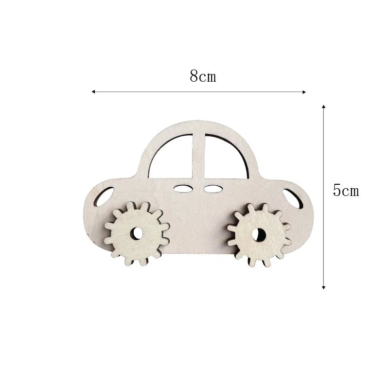 Baby DIY Wooden Montessori  Busy Board Parts  Busy Board Accessories Slide Alarm Clock Educational Toy Gear for Children Gifts