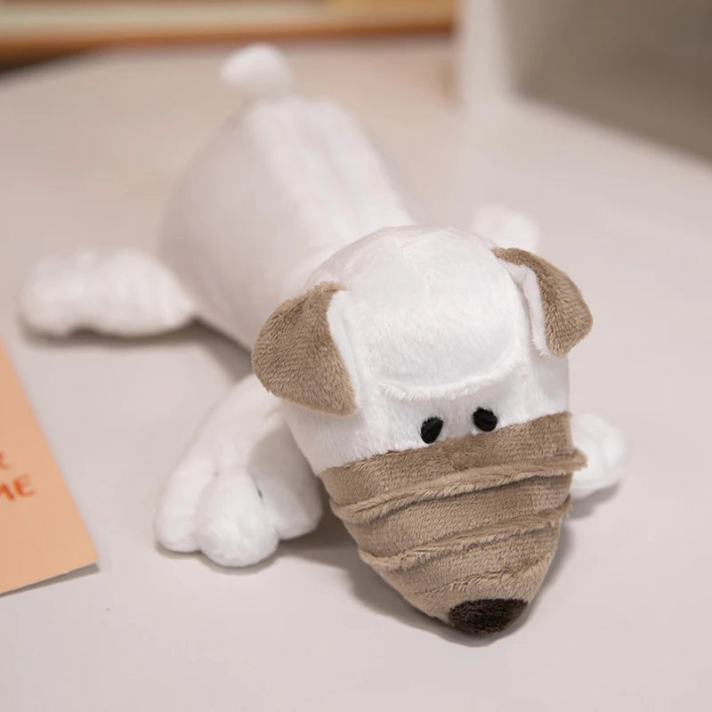 Kapibala Plush Pen Case Xl for Kids Cartoon Elephant and Lion Storage Bag for Pens with Large Capacity