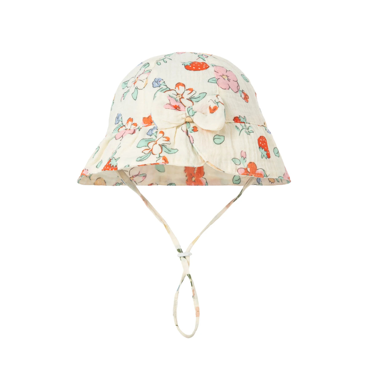 100 Percent Cotton Baby Bucket Hat Sun Protection 50cm Soft Skin Friendly Preschool Hat