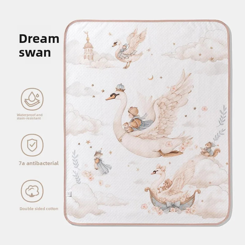 Cotton Baby Diaper Changing Mat Urine Pad Waterproof Breathable Large Size Children's Mattress Bedding Babies Accessories