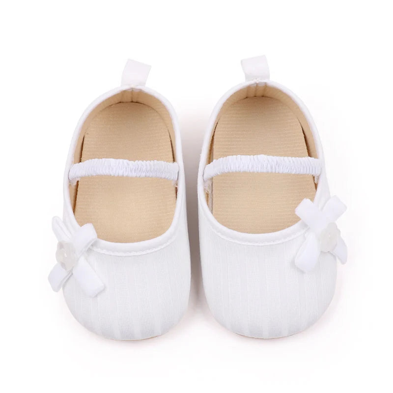 2025 Spring And Autumn Baby Girls First Walking Indoor Outdoor Toddler Shoes With Cute Design Soft And Comfortable Sole For 0-18