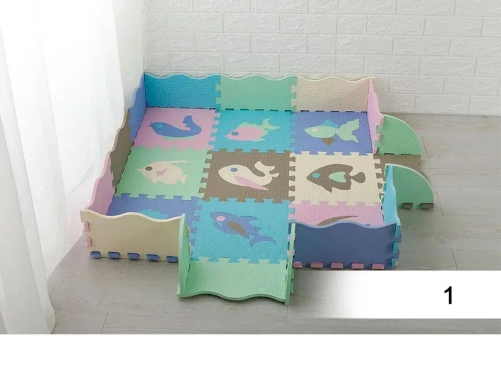 EVA Foam Baby Play Mat Soft Baby Playground Rugs Baby Toys Kids Puzzle Educational Toys Children's Room Floor Protector Carpets