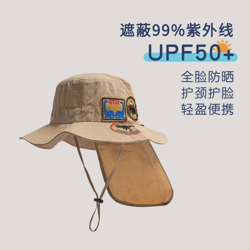 SunGuard Kids Quick Dry Sun Protection Hat Model SgHat01 For Summer Beach Boys And Girls