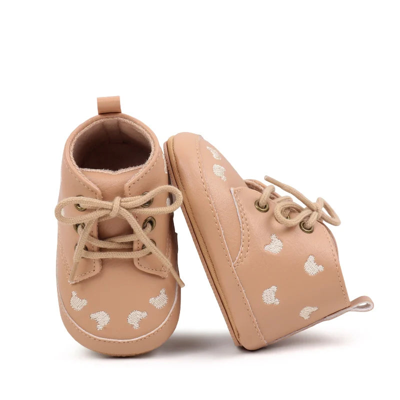 2025 Cartoon Embroidery Baby Girl Boy Fashion Non-slip Shoes Spring Autumn High Quality Newborn Infant Toddler Casual Shoes