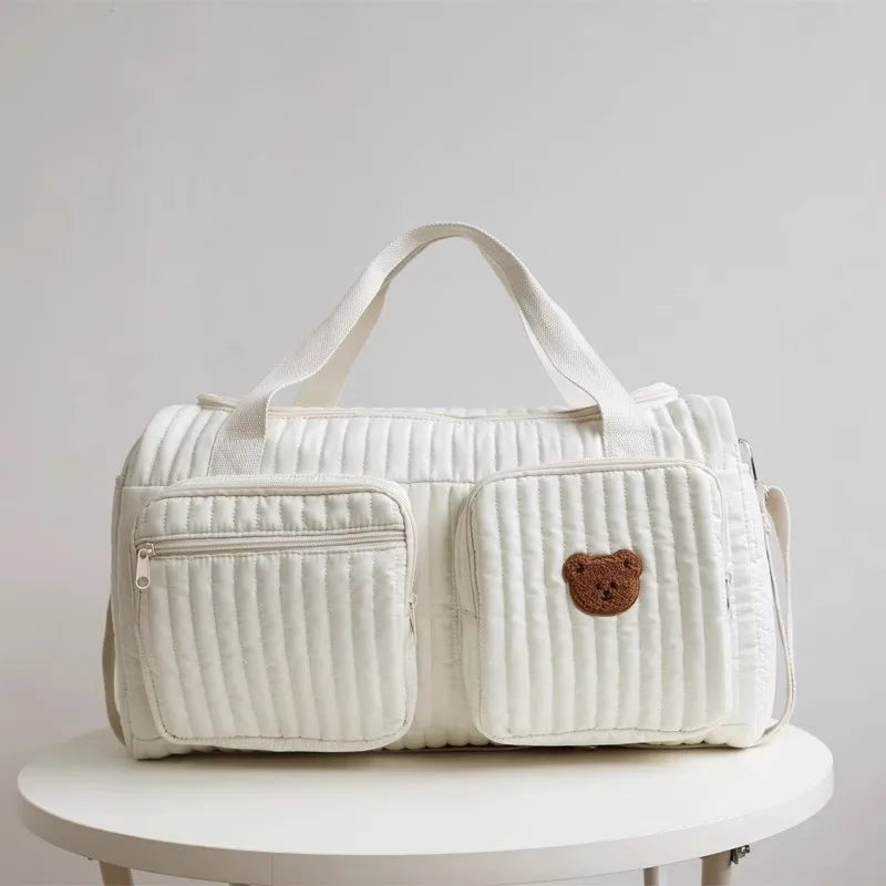 Large Capacity Mommy Bag Luggage Diaper Bag Portable Shoulder Handbags Maternity Travel Tote with Pockets Mother Kids