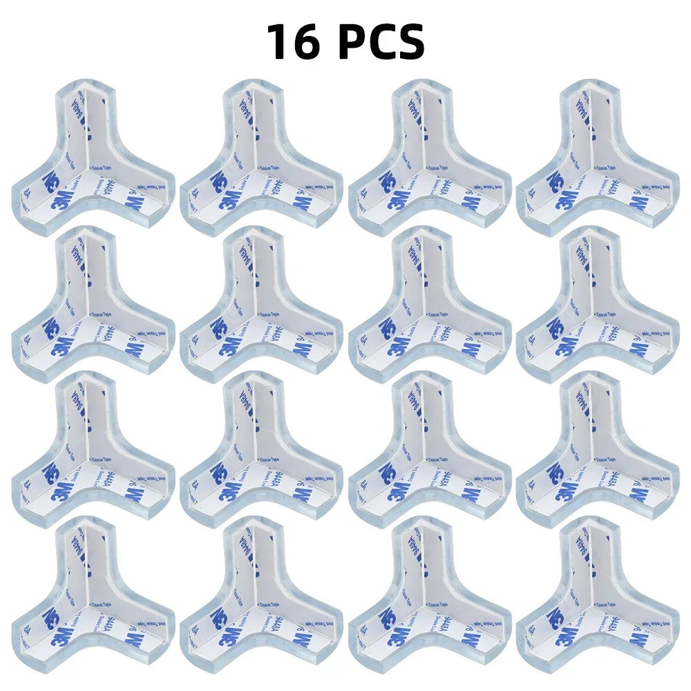 Table Corner Protectors For Baby Furniture Transparent PVC Edge Guards Anti Collision Covers 2-3cm