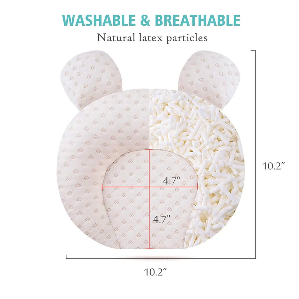 Baby Newborn Pillow Head Protector Sleeping Protection Cotton Pillows Infant Travel Cushion Baby Bedding For 0-12 Month