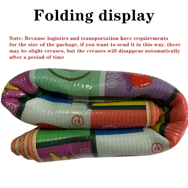 Baby Activity Gym Room Mat Non-toxic Baby Activities Crawling Play Mats Double Sided Pattern EPE Game Mat for Children's Mat Rug