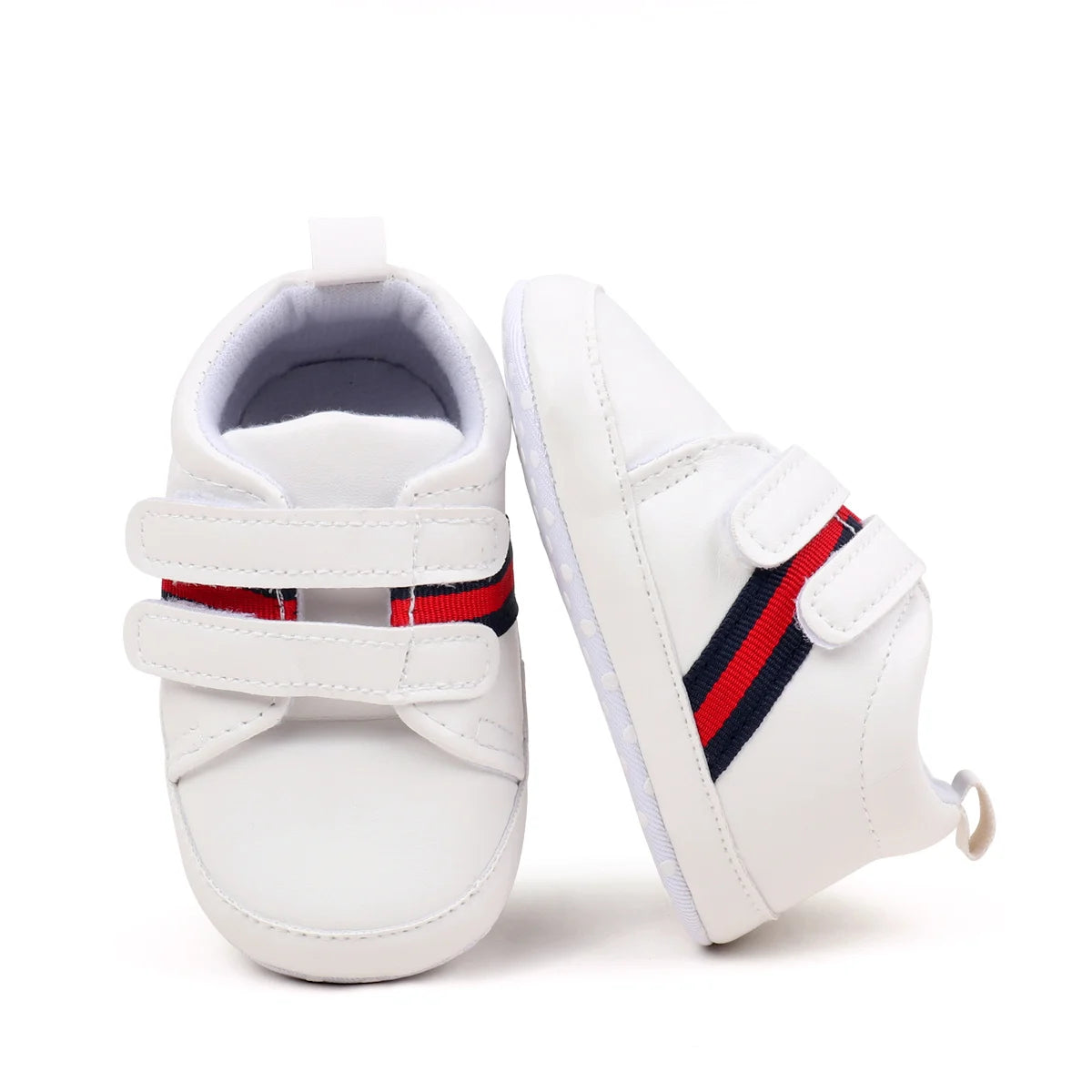 2025 Spring and Autumn Baby Boys Girls First Walking Indoor Outdoor Toddler Shoes Casual Sports Design PU Leather For 0-18M