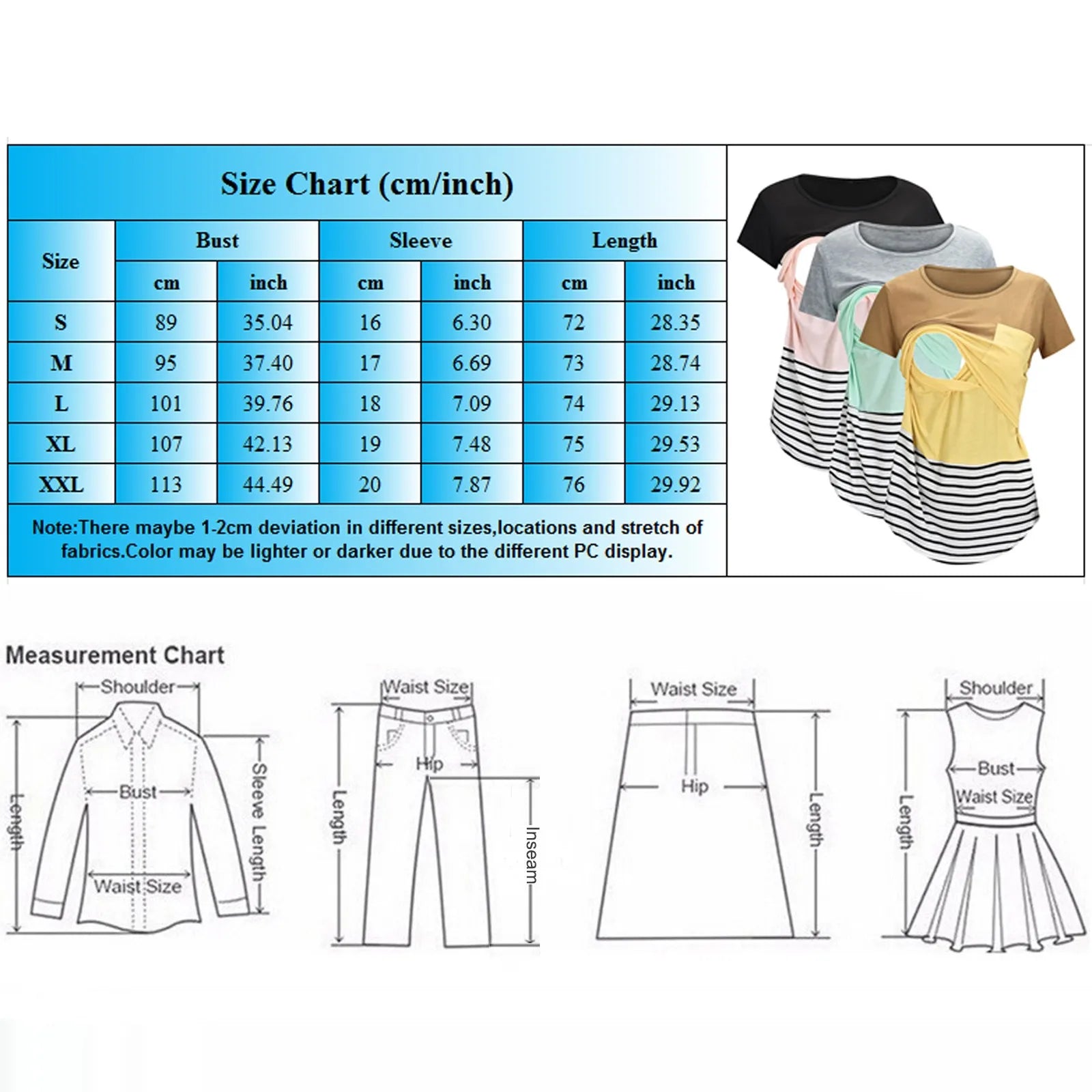 New Maternity Clothes Casual Tops Nursing For Breastfeeding T Shirt Striped Print Women Maternity Short Sleeve Maternity Blouse