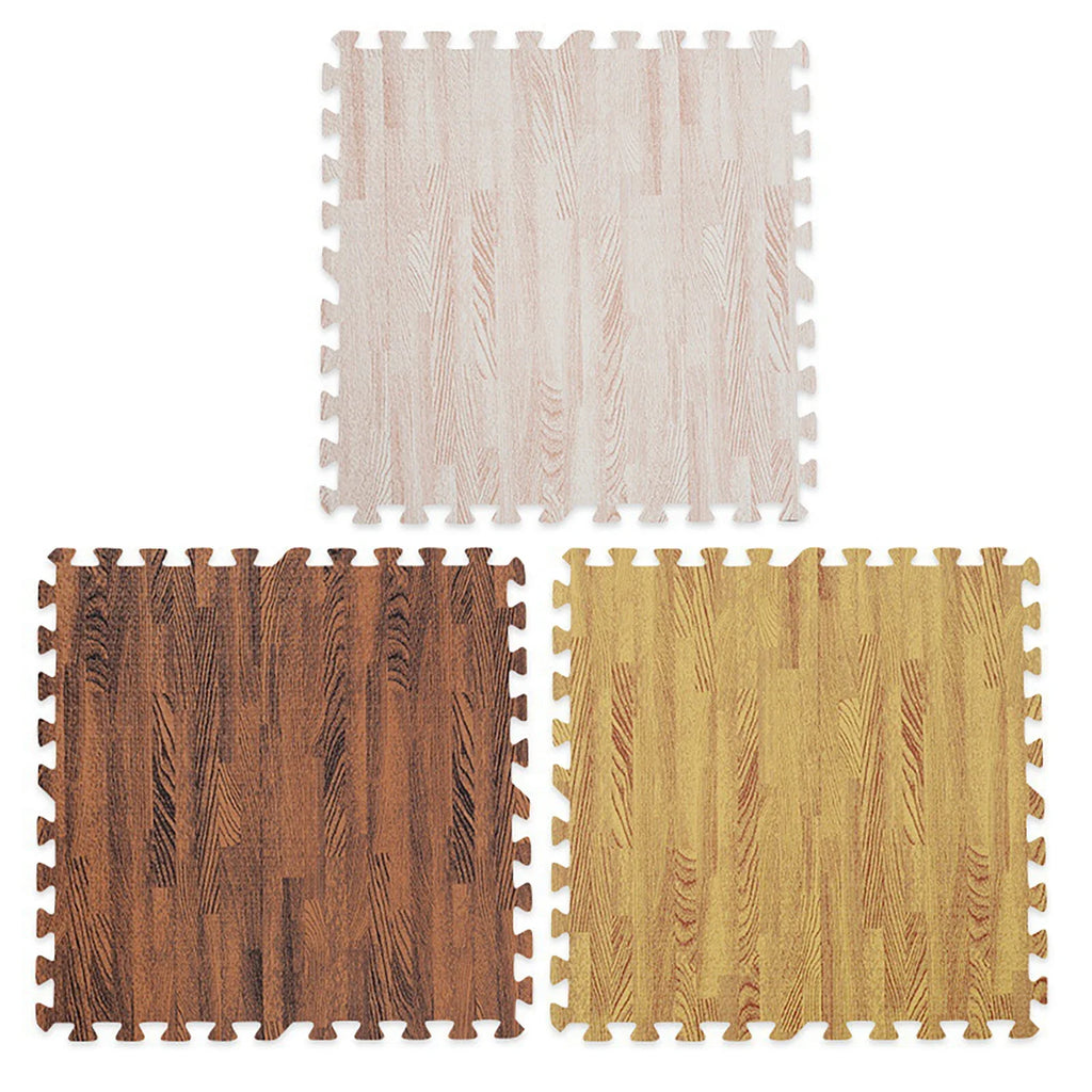 4/8/16/20Pcs Wood Grain Puzzle Mat 30x30x1CM Foam Play Mat Rug Floor Mat Carpet Play Mat Bedroom Decorative Interlocking Pad Mat