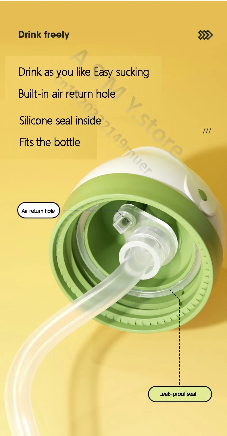 for Pigeon 3rd generation bottle/wide diameter bottle/bottle conversion straw cup head+handle/glass and PPSU universal