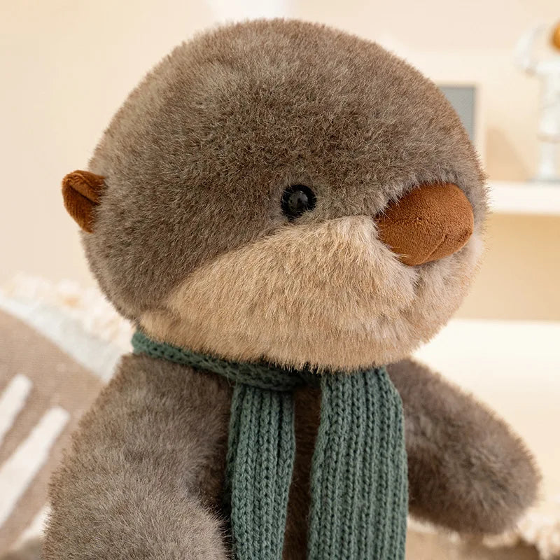 26cm Otter Animal Soft Doll Throw Pillow Funny Simulation Toy for Office And Home Decor Ideal Baby Birthday Or Christmas Gift