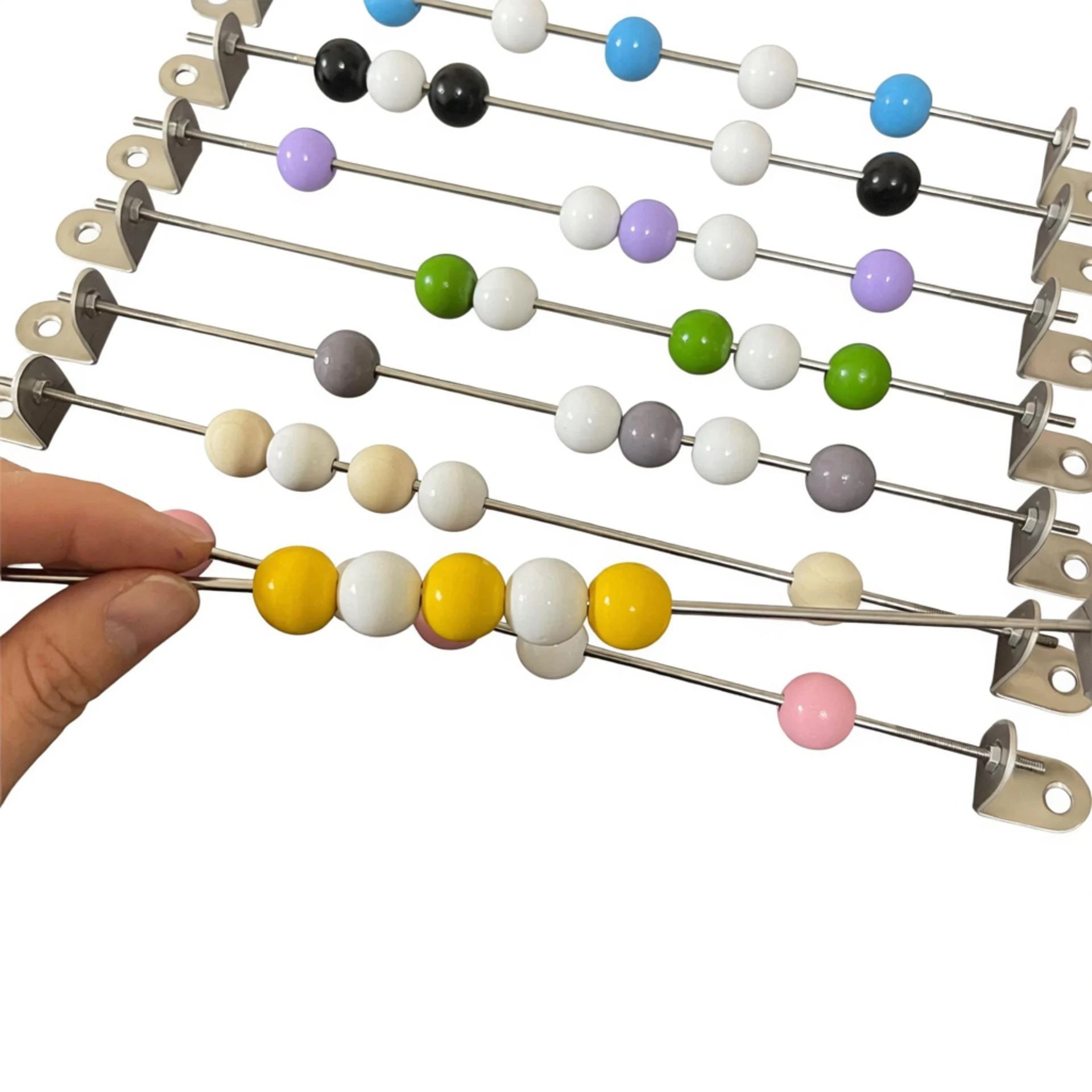 Busy Board Accessories Educational Toy Model 2026 Colorful Counting Bead Light Card Insertion
