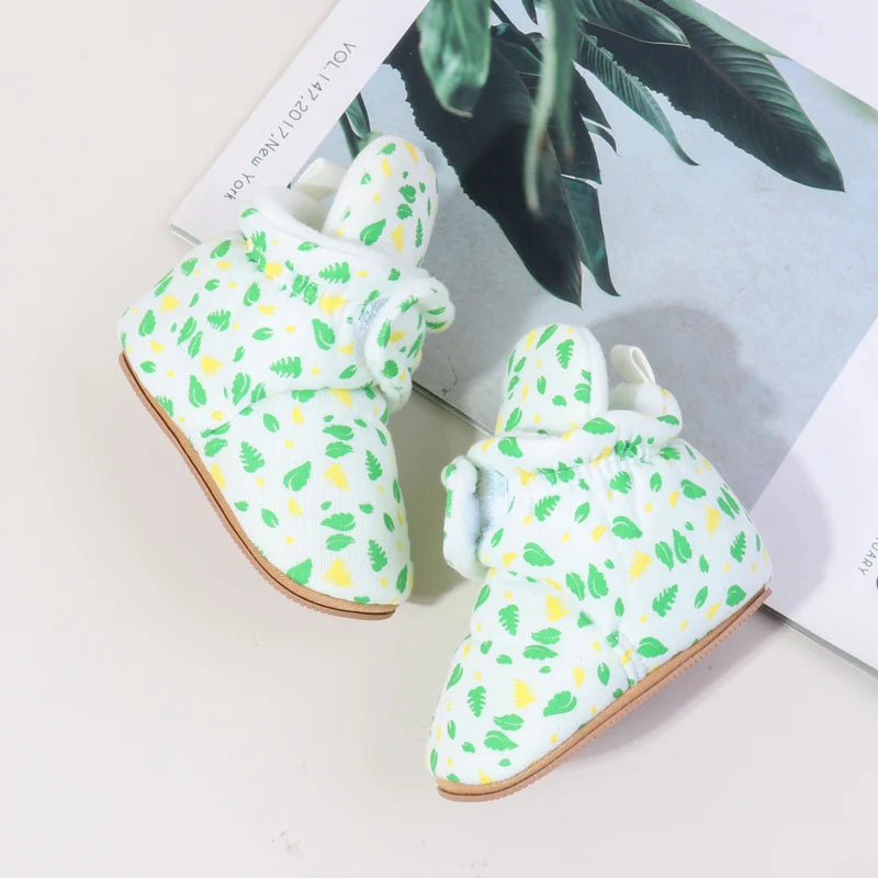 Winter Baby Boys And Girls First Walking Toddler Shoes With Fashion Design And High Quality TPR Sole For 0-18M Baby Unisex