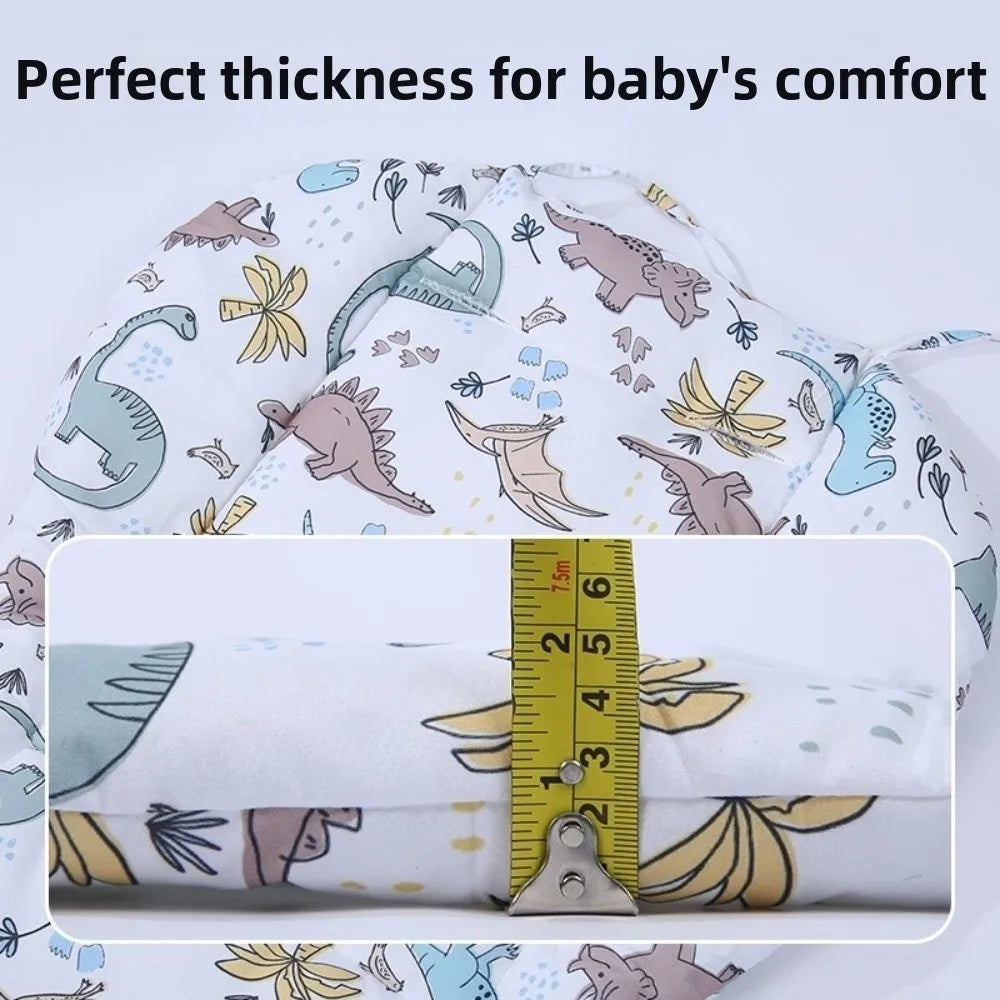 Cotton Material Baby Stroller Seat Cushion All Seasons Cartoon Pattern Dining Chair Cushions Comfortable Breathable
