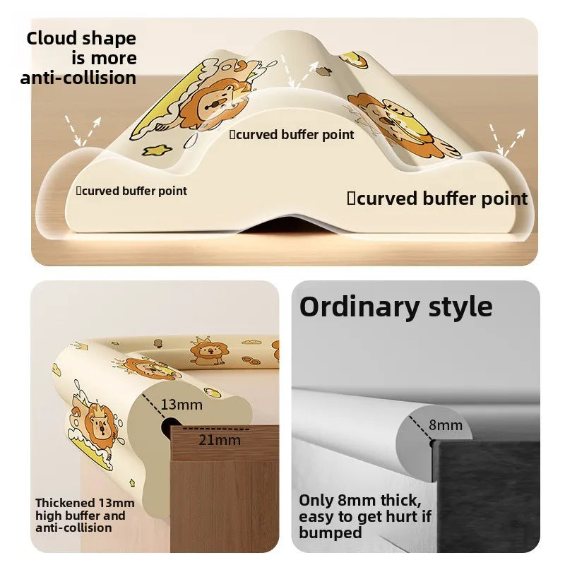 2M Soft Cartoon Foam Children Bumper Strips Solid Baby Safety Protection Strip Kids Furniture Table Edge Guards Corner Protector