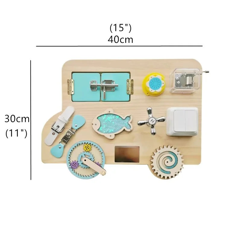 New 2026 Busy Board Accessories Toys Montessori Children's Handmade Early Education Hands on Ability Training Support Wholesale