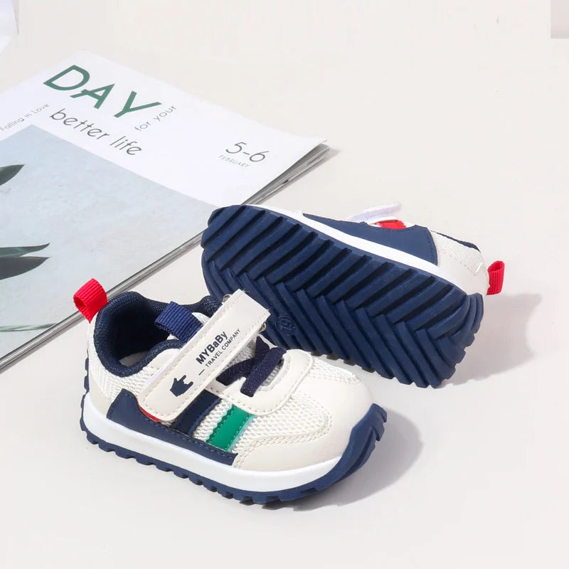 Childern Sports Shoes  Spring and Autumn 0-2 Years Old Baby Girls and Boys Sneakers Non-slip Casual Toddler Shoes First Walkers