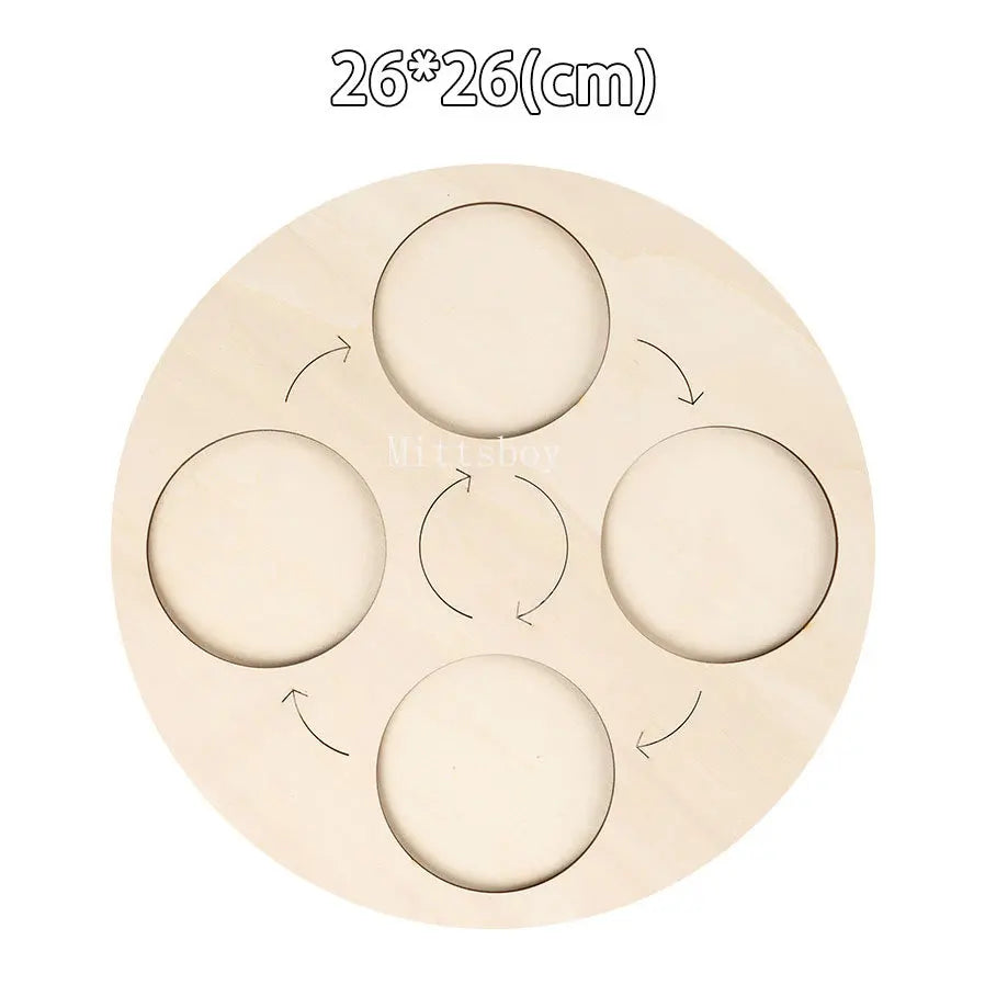 Montessori Wooden Insect Life Cycle Board For Preschool Learning Teaching Growth Cycle Model Set LC01