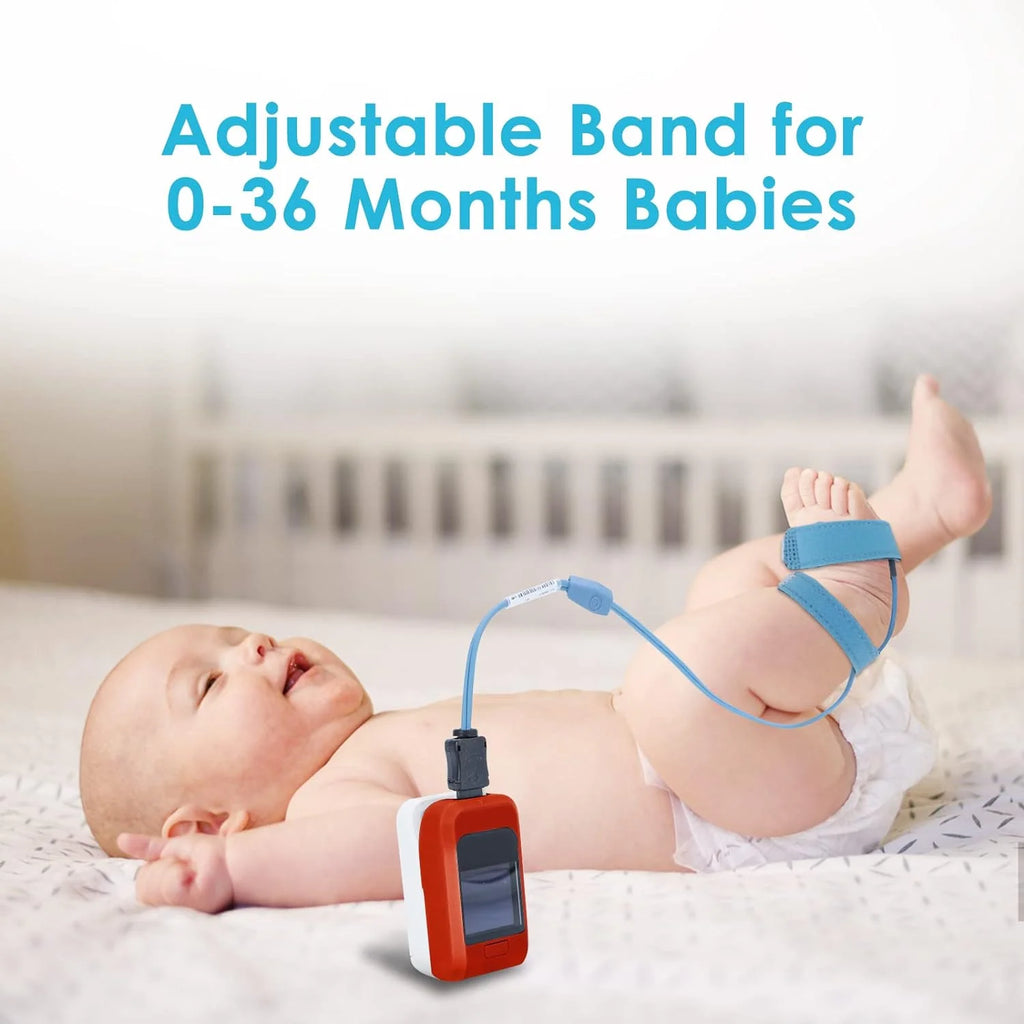 Viatom PC60NW Baby Oxygen Monitor with Bluetooth App Tracks Baby's Heart Rate Oxygen Level Baby Sleep Monitor Pulse Oximeter