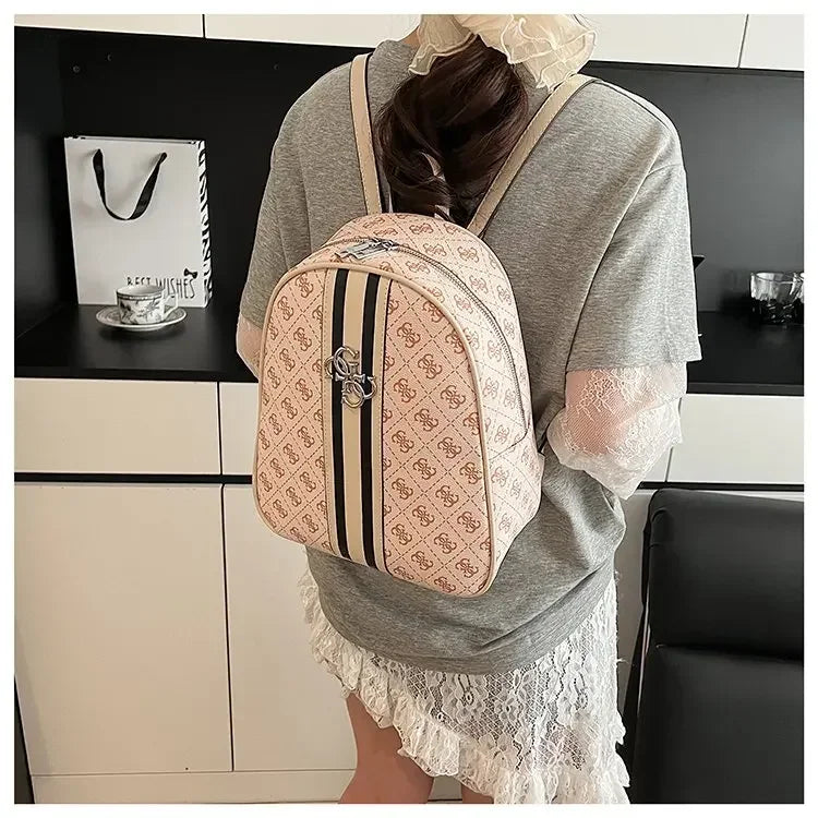 Elegant Leather Vintage Diaper Bag: Luxury Crossbody Handbag For Women With Designer Letter Logo And Large Tote Capacity