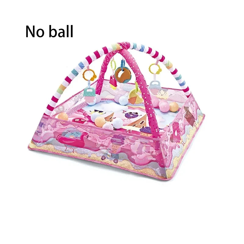 Newborn Sensory Skill Development Fitness Toys Multifunctional Game Blanket Hands Feet Exercise Mat Infant Toy
