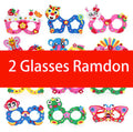 EVA Diamond Glasses Children's Craft Toy DIY Creative Paste Material Package Kindergarten Festival Performance Props School Supp